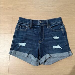 Hollister Dark Blue Jean Shorts